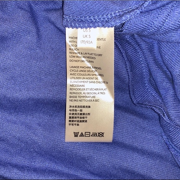 Free People Forever Your Girl Blue Tunic T-Shirt - Picture 11 of 12